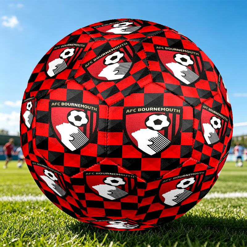 1pc AFC Bournemouth Pattern Size 5 Football, Durable Soccer Ball for Daily Training Game Play Outdoor Sports, Ideal Gift for Family