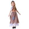 Kids Halloween Costume Dress Girls Cosplay Cinderella Snow White Fantasy Theme Party Outfit With Hairband