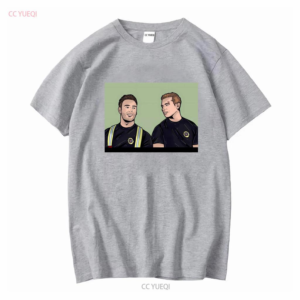 HOT SALE Buddie Evan Buck Buckley And Eddie Diaz Retro Vintage T Shirt S 5XL Vintage Washed Soft Graphic Streetwear Unisex
