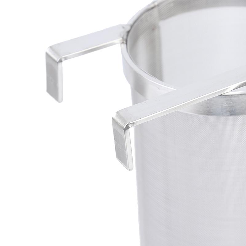 300 Micron Stainless Steel Brew Beer Hop Mesh Filter Strainer With Hook