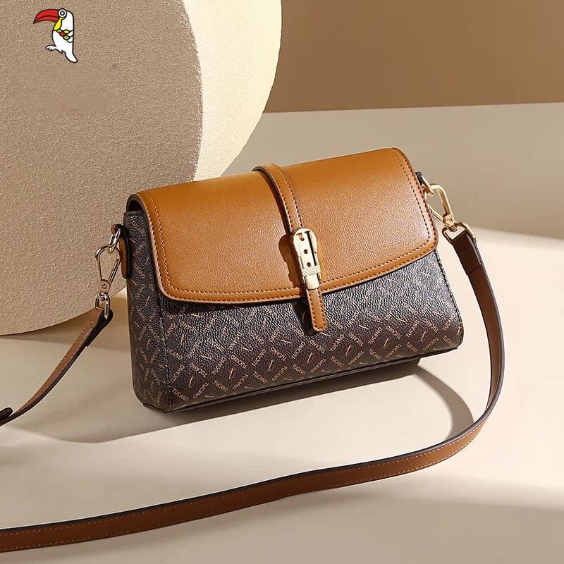 TUCANO Handbag, Shoulder Bag, Crossbody Bag, Simple Versatile Bag, Brown