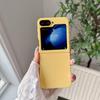 New Model Suitable for Samsung Z Flip7 Mobile Phone Case Ultra-thin PC Skin Feeling 3 4 5 6 Simple Folding Protective Case
