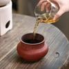 Yixing Zisha Handmade Ceramic Tea Waste Bowl Pen Holder