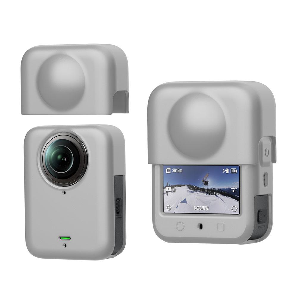 For DJI OSMO 360 Silicone Case Body Protector Cover Anti-scratch All-Round Screen Protector Sleeve for DJI Camera Accessories