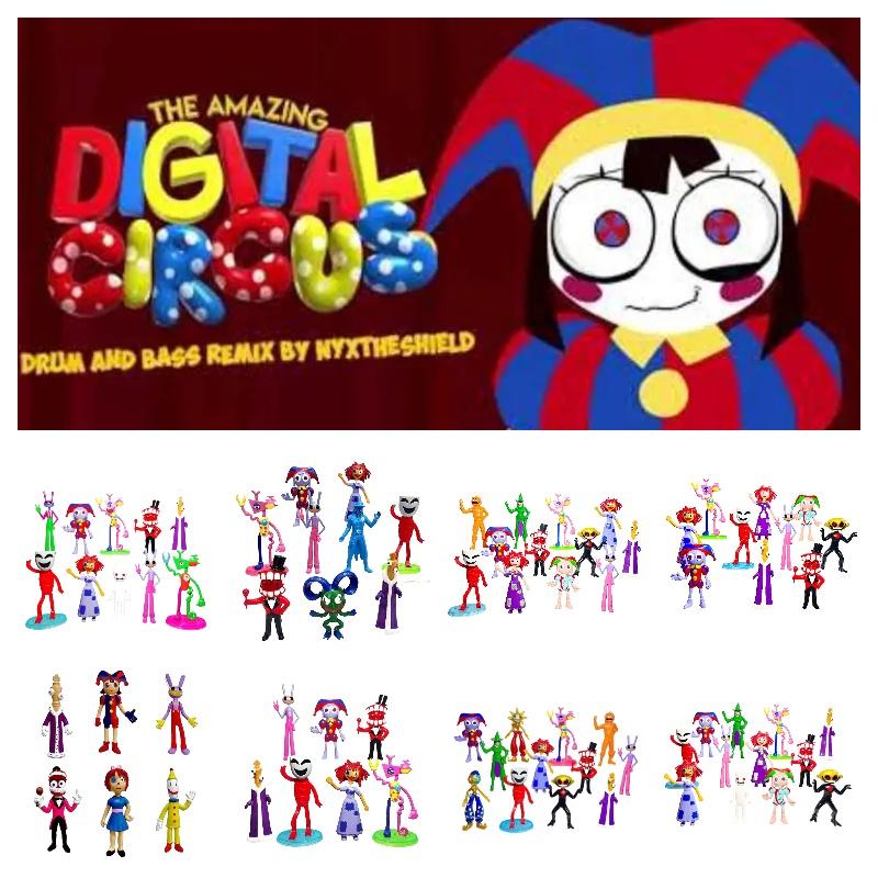 Prodotto Popolare Transfrontaliero Burattino a Mano Circo Digitale Giocattolo Per Decorazione Festa di Compleanno Bambole per Bambini Piccoli Regali