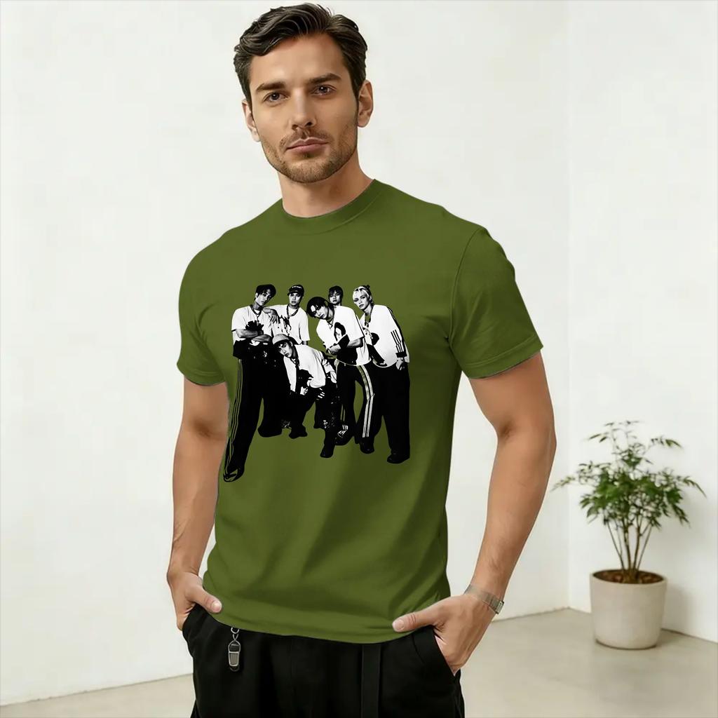 Korean PP1Harmonys TShirt Summer Cotton TShirts For Unisex Harajuku Casual Tshirt ShortSleeved Vintage Tops