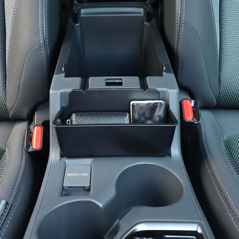 ABS Black Car Armrest Box Front Storage Box For Subaru Crosstrek 2026 2026 Multi functional Storage Box Car Interior Accessories