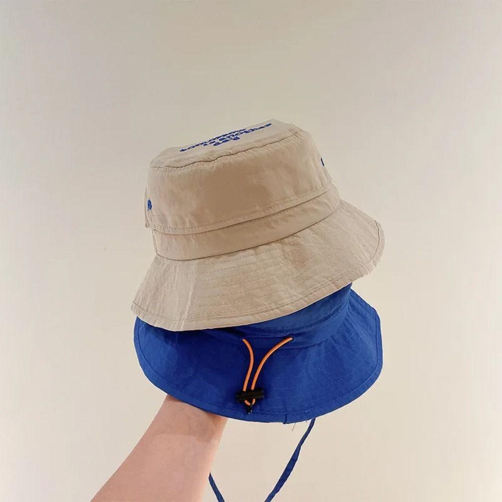 

Quick-Dry Kids Bucket Hat UV Protection Beach Cap Outdoor Panama Hat Toddler