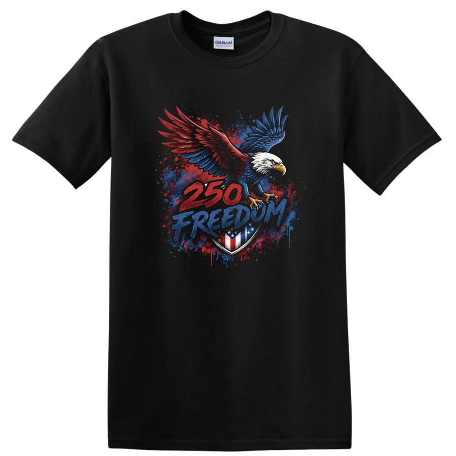 250 Freedom Eagle USA T Shirt Patriotic Graphic Tee for 250th Anniversary S