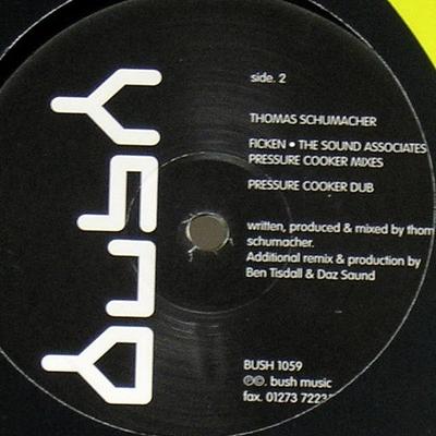12inch Record THOMAS SCHUMACHER - Ficken (The Sound Associates Pressu BUSH1059 BUSH 1988 UK Dance & Electronica Used