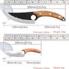 Butcher's Boning Knife Stainless Steel Vegetable and Fruit Slicing Knife Carving Knife Chicken Bone Scissors Sharp Kitchen Tool