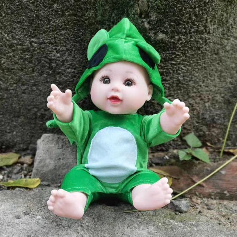 30cm Soft Plastic Doll Simulation Doll Baby Toy Kindergarten Early Education Doll
