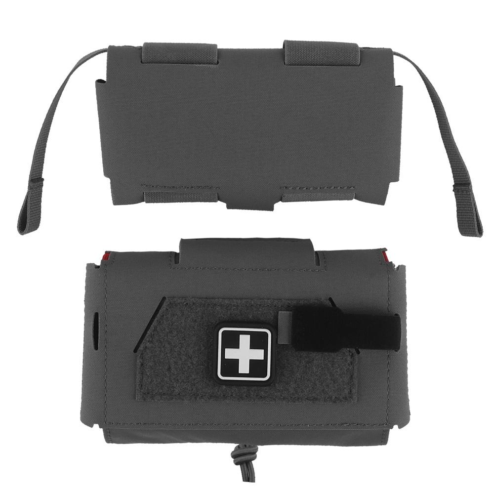 

Compact Trauma Pouch V3 GEN3 Camo Style MD2 IFAK Tactical Medical First Aid Bag for Hunting Vest Plate Carrier Waist Belt Gear BP-158 WG