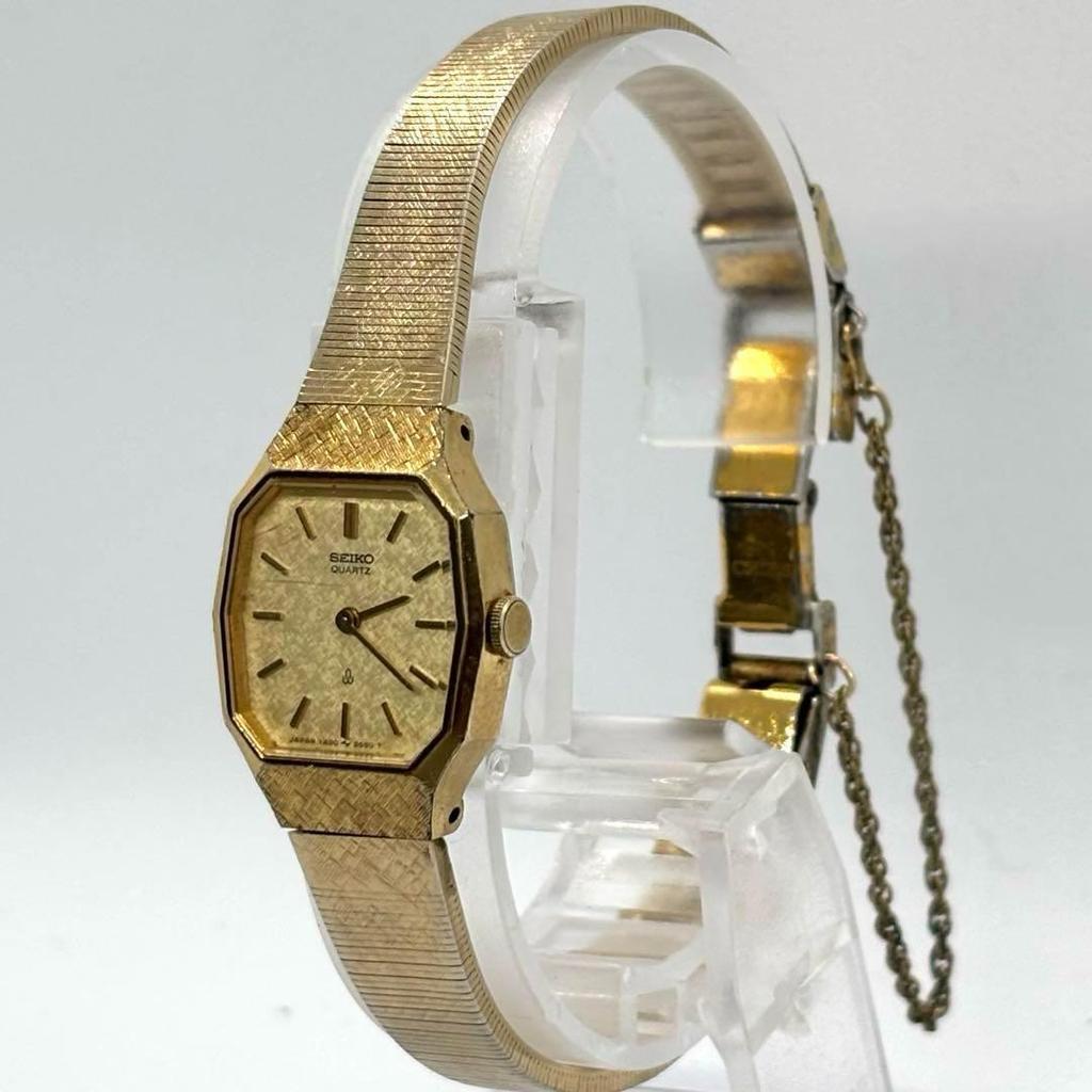 [USED] Seiko Women's Watch Gold Retro Vintage Working Battery