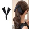 Hairpin Cloth Banana Clip Bow Bowknot Hair Clip Cute Vertical Clip Women