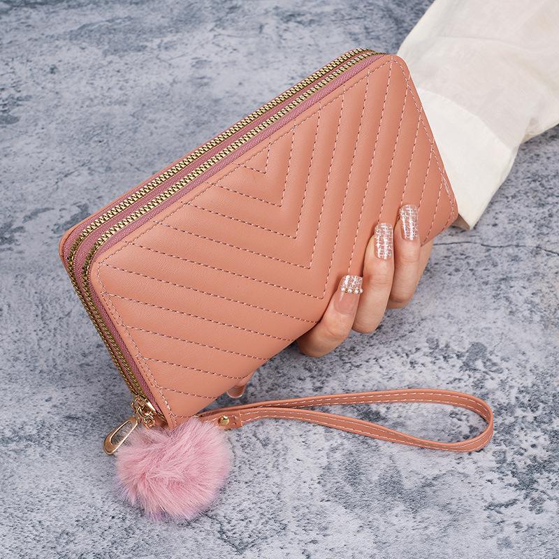 Women's Embroidered Long Wallet Clutch, 2024 Korean Summer/Autumn Edition, with Multi-Card Slots