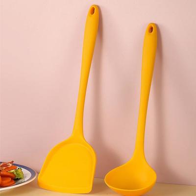 Set di Spatole e Mestoli in Silicone per Alimenti ad Alta Temperatura - Utensili da Cucina Antiaderenti