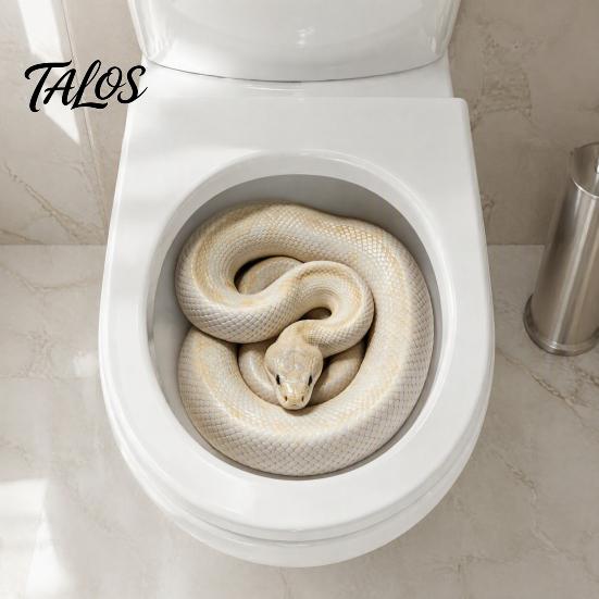 Home Party Wall Decoration Realistic Snake Toilet Seat Sticker, PVC Waterproof Python Funny Vinyl Sticker Decal, Creative Lid for Bathroom Art