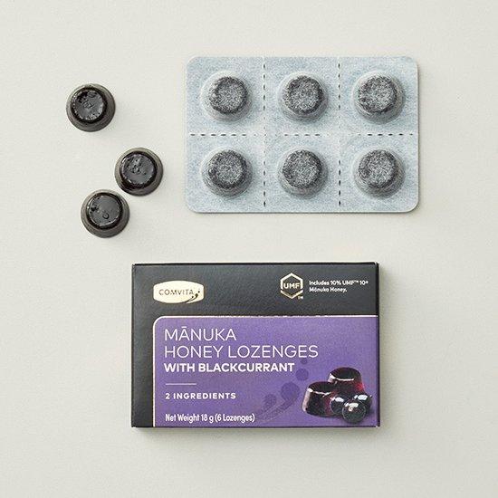[Comvita] Pure Manuka Honey Blackcurrant Lozenges 6 packs