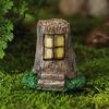 Decorative Garden Owls Mini Simulation Owl Resin Figurine, Lifelike Feather Texture Animal Statue, Weather-Resistant Micro Creative Scene Accessories