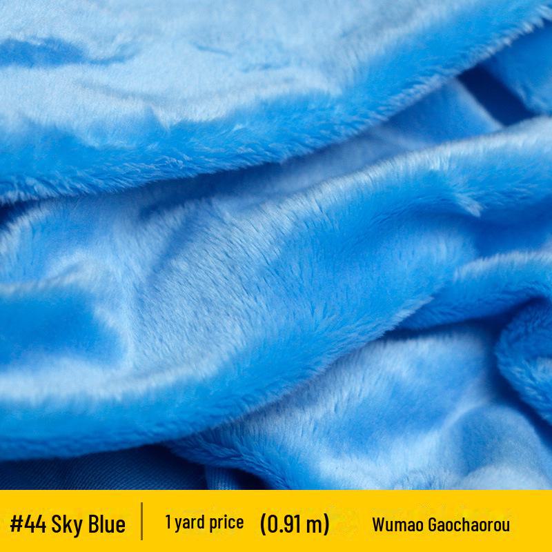 5mm Ultra-Soft Crystal Plush Fabric for Doll Pillows