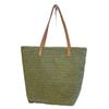 Woven Straw Tote Bag With Large Capacity For Beach And Casual Daily Use