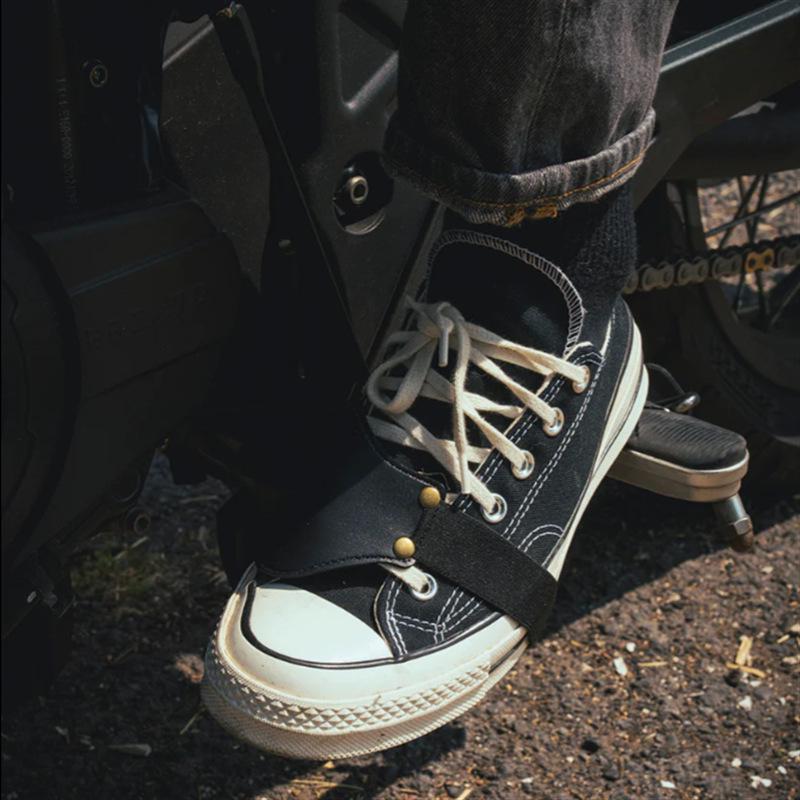Motorcycle Gear Shifter Anti-Scratch Leather Toe Protector Boot Cover