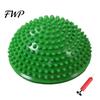 Kids Balance Ball Anti-Slip Thickened Base Hemispheric Massage Design Sensory Early Childhood Trainer Development Non-turning Preschool Activity Toy