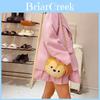Kids Small Shoulder Bag Pu Leather Compact Crossbody For Daily Use