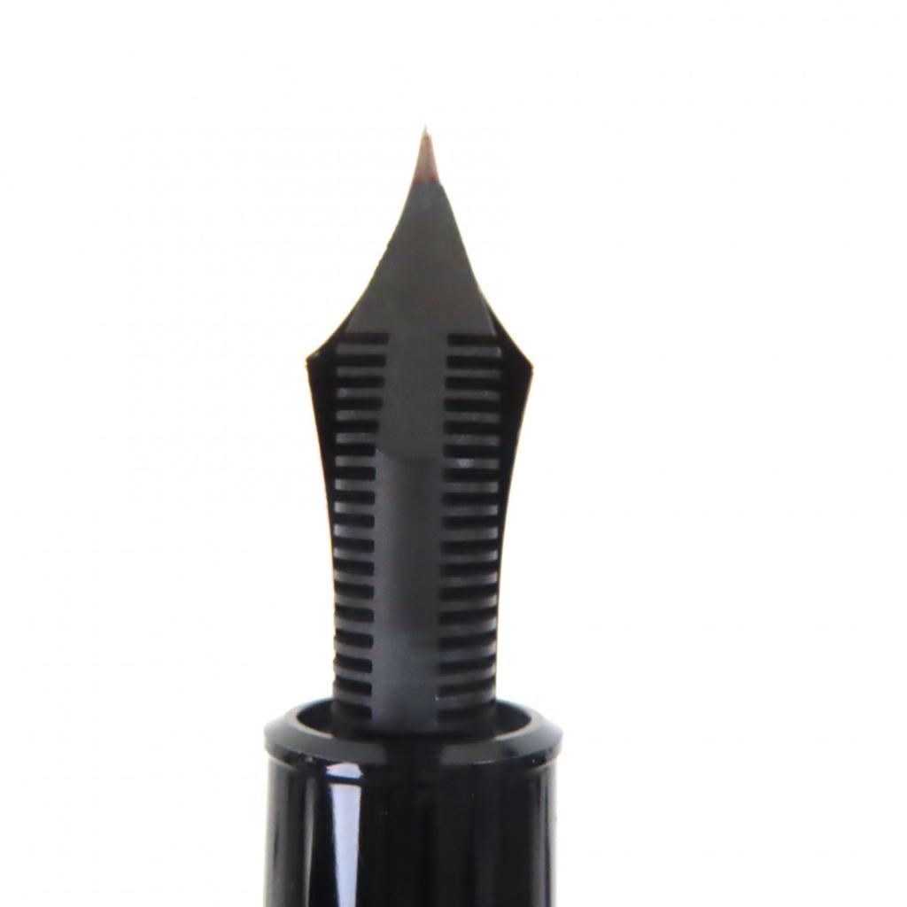 Excellent MONTBLANC fountain pen Meisterstück 149 white star Black gold 14K mens Used