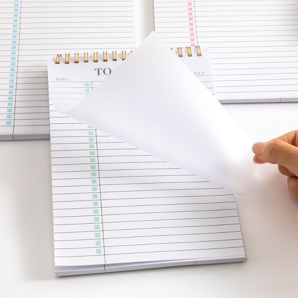 Nouveau Planificateur A5 2026 Quotidien Imperméable Bloc-notes Liste de Tâches Agenda Spirale DIY pour l'École le Bureau