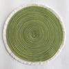 Nordic Cotton Yarn Tassel Placemat - Heat Insulation Table Mat Coaster