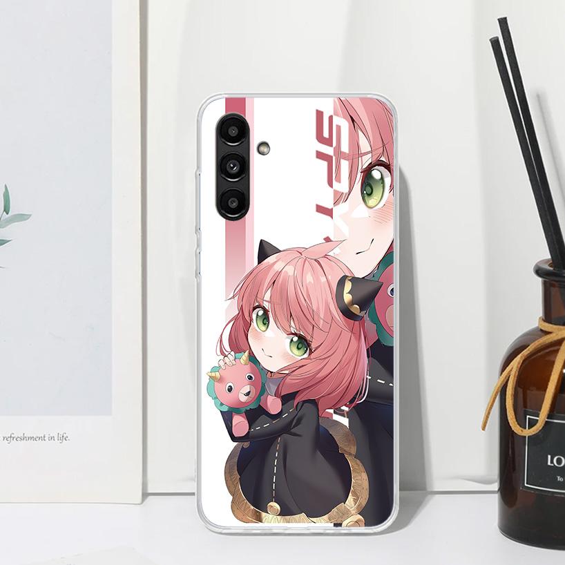 Anime Spy Family Anya Phone Case For Samsung Galaxy A17 A37 A57 A16 A26 A36 A56 A15 A25 A35 A55 A14 A24 A34 A54 A13 A23 A33 A53