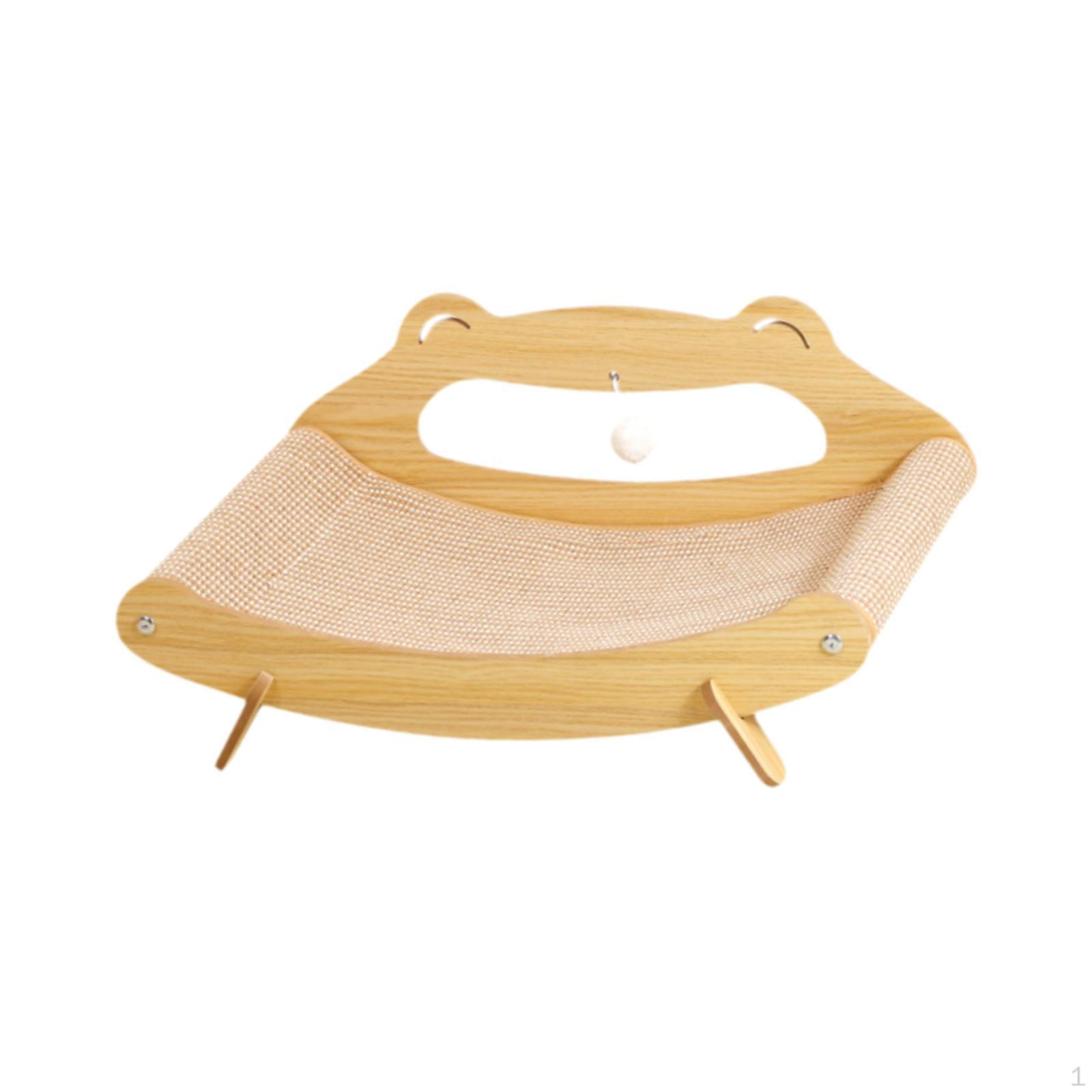 Scratching Lounge Bed Elevated Cat Furniture Protector Cute Board Hammock for