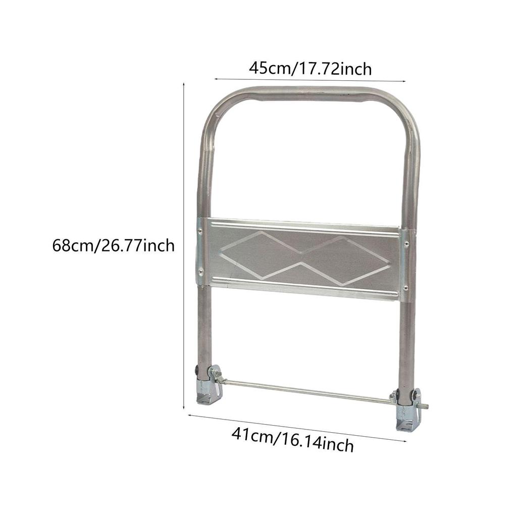 Foldable Flatbed Cart Handle High Performance Steel Folding Hand Truck Handle for Shops and Storage