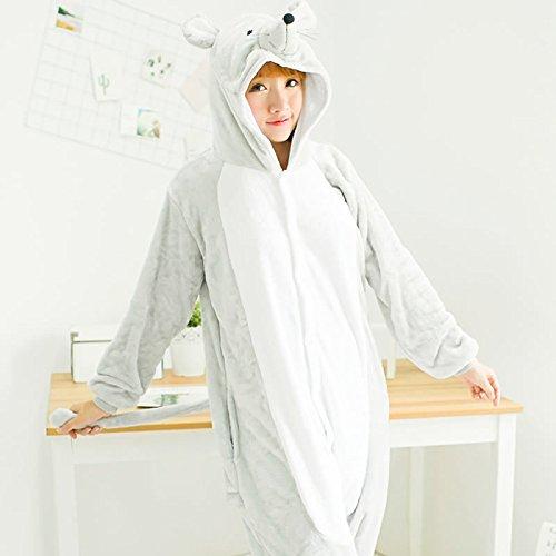 Mouse Kigurumi Animal Kigurumi Pajamas Cosplay Costume (L)