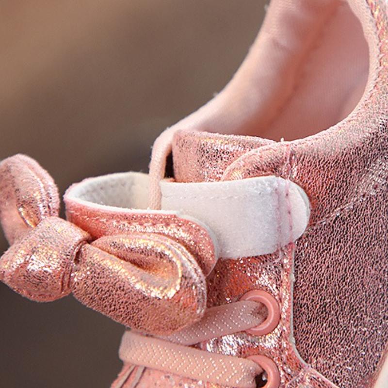 Children's casual shoes autumn new girls' shoe sequined girls' board shoe designer trendy child shoe anti slip girl casual shoes