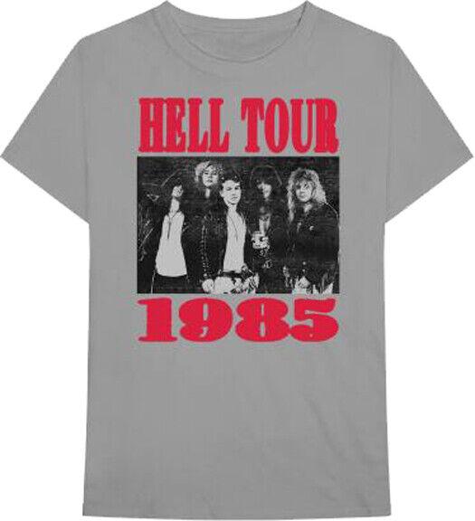 

Футболка унисекс GUNS N ROSES Hell Tour 1985 Bravado Merch