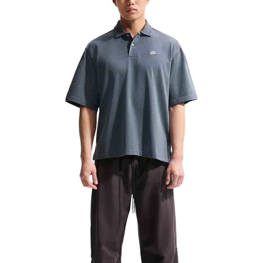 Nike Sportswear Club Retro Loose Fit Knit Short Sleeve Polo Shirt Men tops IF0732-451 M