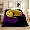 Nightmare Before Christmas Flannel Blanket Throw Blanket Soft Warm Sofa Bed Camping Home Decor Unique Christmas Gift C9211544