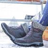 Wear-resistant Women's Snow Boots Fashion High-top Boots Winter Cotton Shoes Plush Hiking Walking Shoes Non-slip