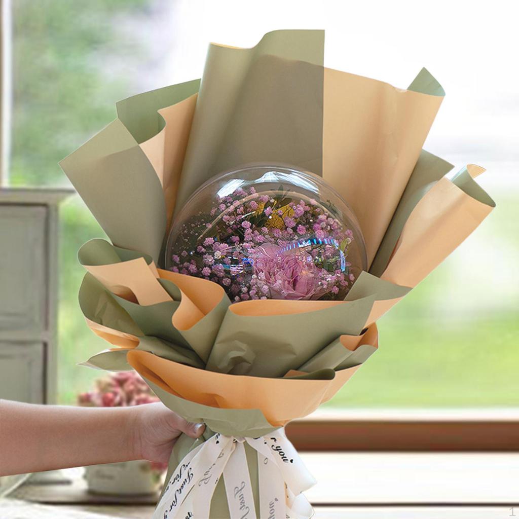 Bouquet Bobo Ball DIY Floral Acryl Dekoration Blume Verpackung Geschenk Verpackung