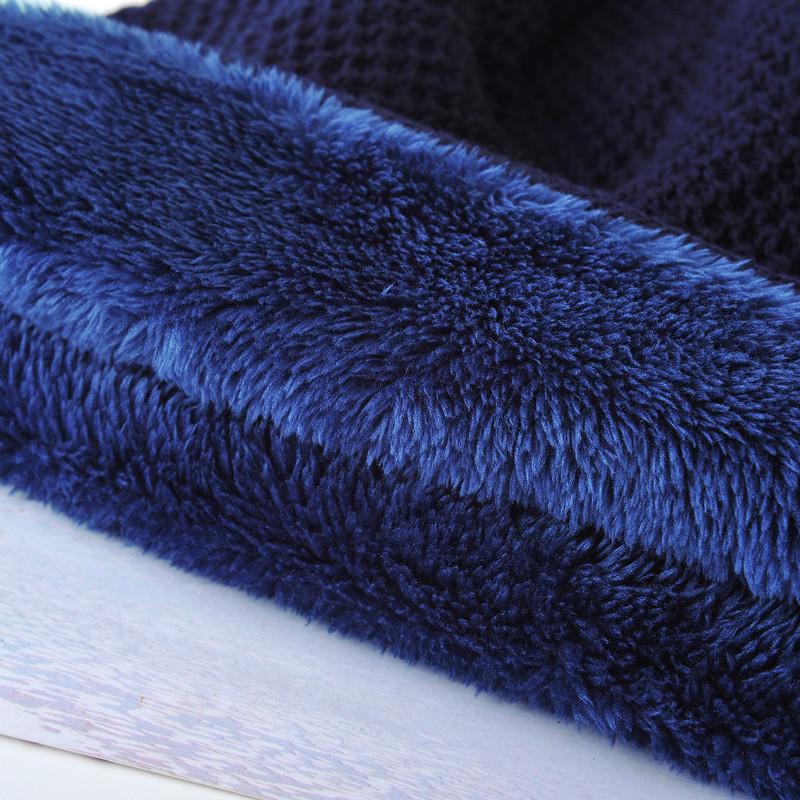 Unisex Warme Strickmütze – Winddichte Herbst/Winter Wollmütze für Outdoor-Aktivitäten