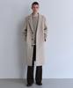 Cashmere Blend Oversized Single Coat [Oatmeal]