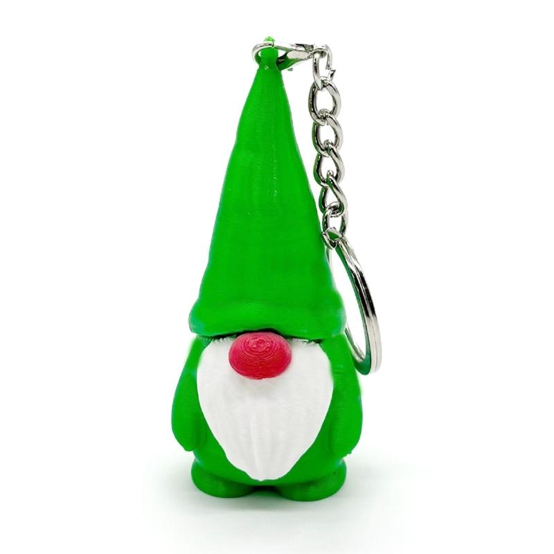 Zwerg Schlüsselanhänger PLA-Materialien Vielseitige Feiertagsdekoration Weihnachtsbaumzubehör Zwergfigur Schmuck