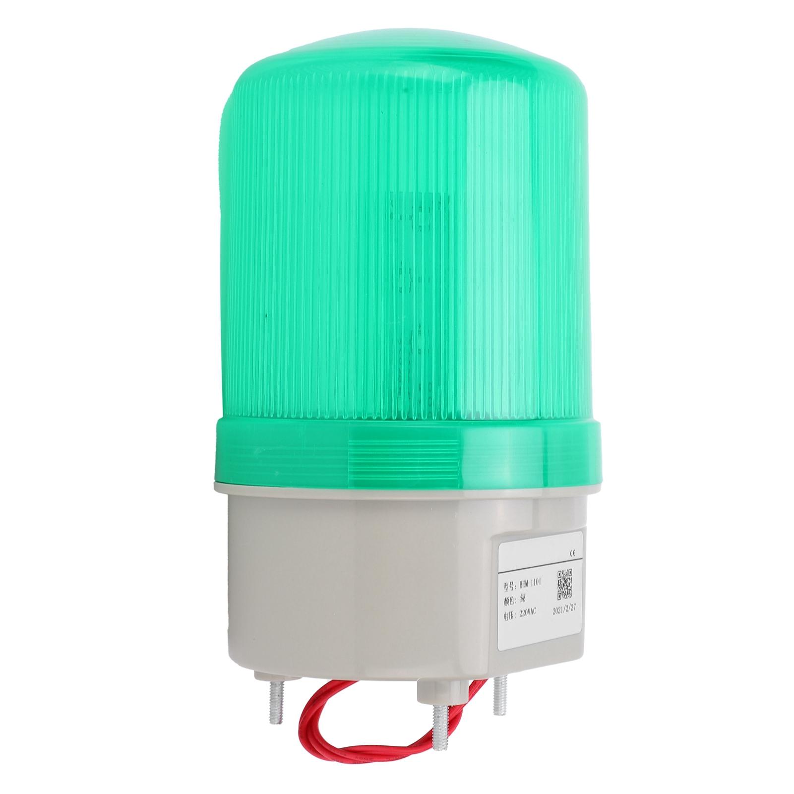 

BERM Warning Light LED Flashing Alarm Equipment Lamp Emergency Light 220VAC BEM1101Green