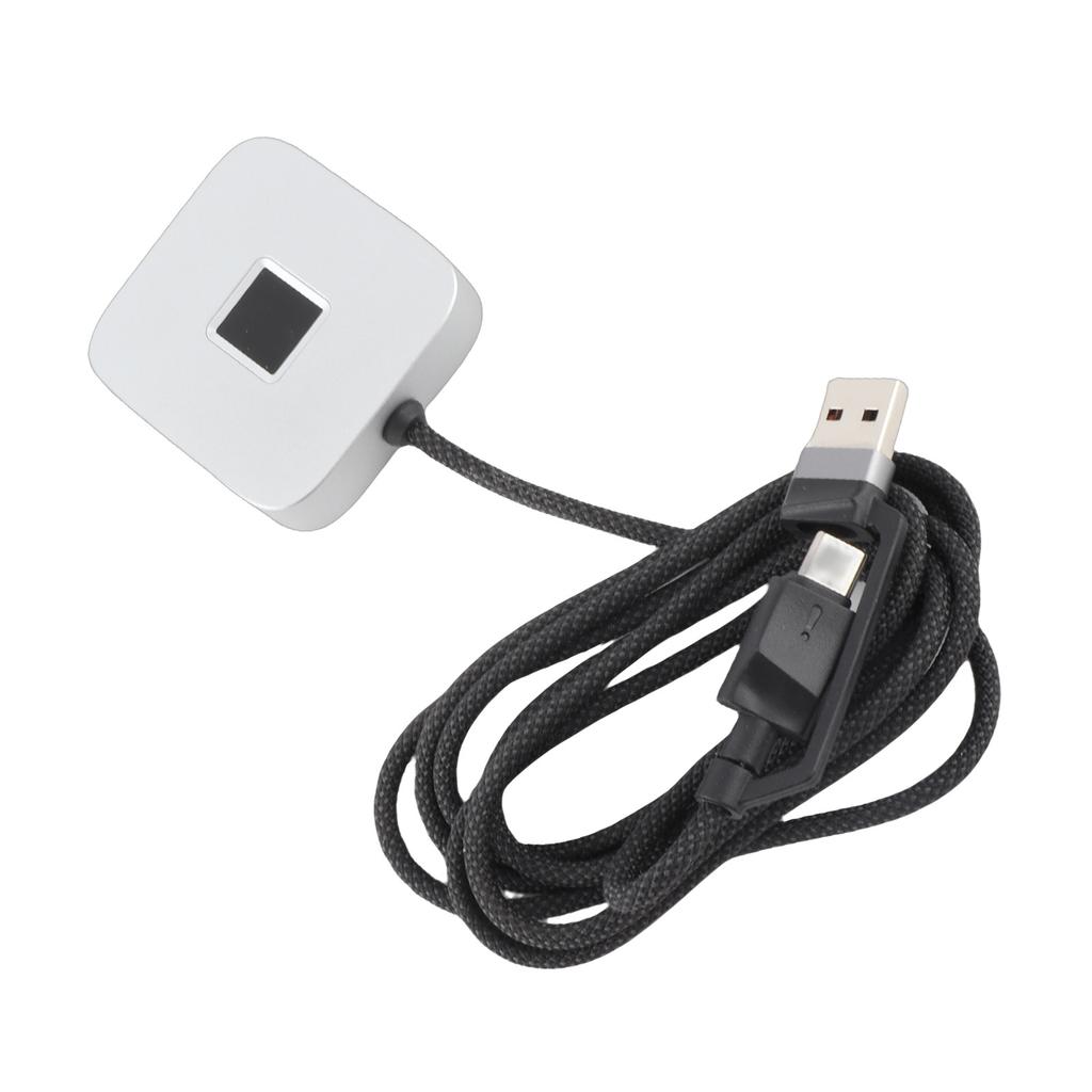 USB Fingerprint Reader for PC 360 Degree Touch Fast Recognition Biometric Fingerprint Scanner Dongle Support for   10 11 Hello