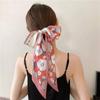 Classic French Silk Scarf: Retro Headband & Hair Ribbon for Women