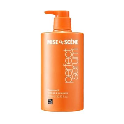 Mise-en-scène Perfect Serum Rich Balm Treatment 900ml | Głębokie Odżywienie i Pielęgnacja Błyszczących Włosów | Olejek Arganowy + 7 Olejków Roślinnych | Kwiatowo-Owocowy Zapach