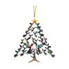 Sun-Catcher Hummingbird Ornament Dual-Sided Acrylic Garden Decor with Prismatic Effects Christmas Tree Hanging Accessory